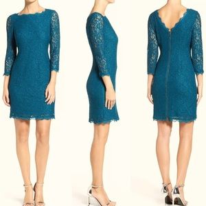 Adrianna Papell Lace Sheath Dress